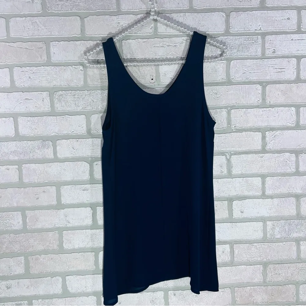 SPANX Perfect Length Chiffon Tank in Navy Size S - Image 4