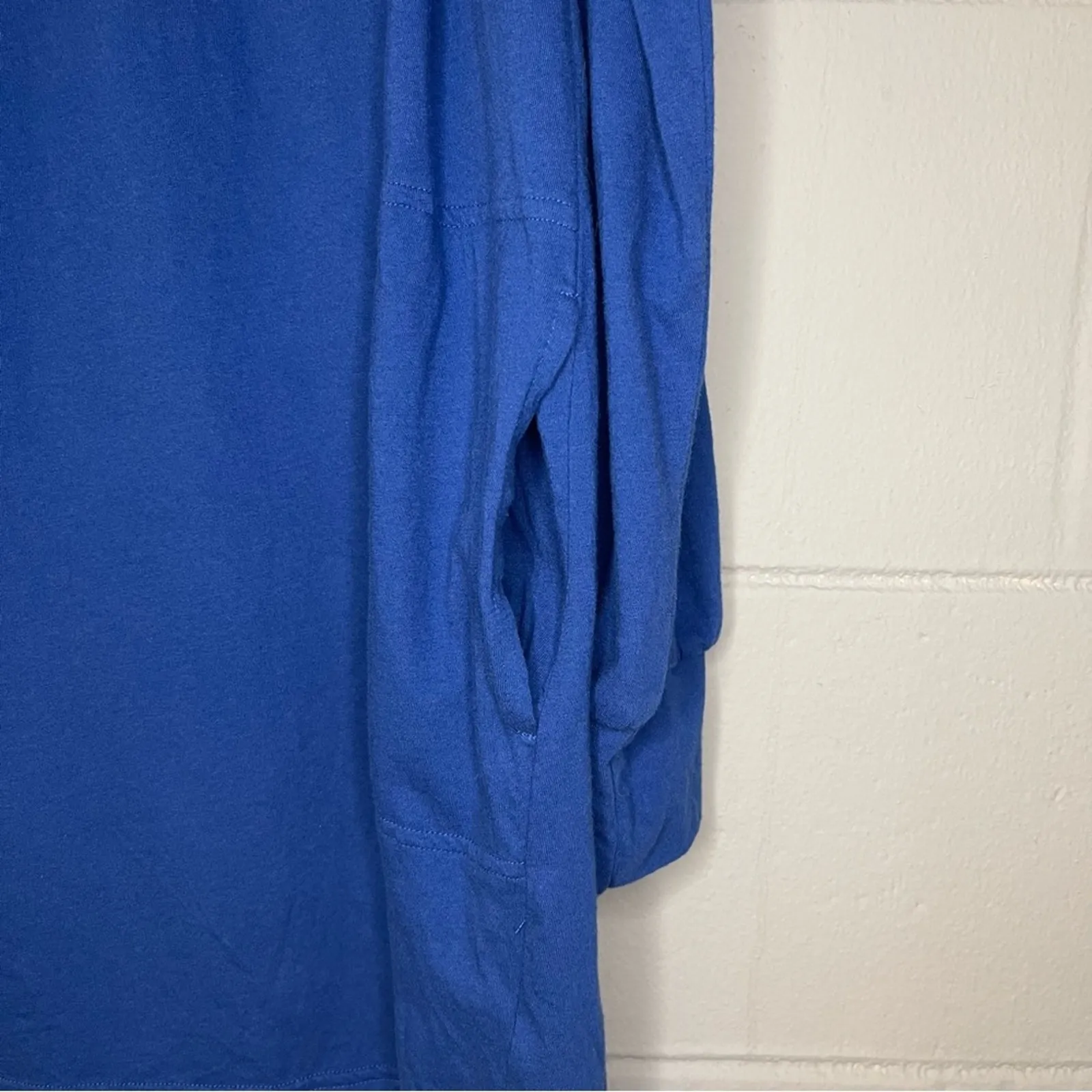 Free People Beach Jordan Tunic in Rinsed Cobalt Blue Women’s Sz XS Oversized Top - Image 6