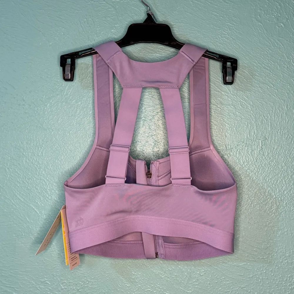 All In Motion Lilac Purple Matching Set High-Rise Legging M and Sports Bra 34C - Image 3