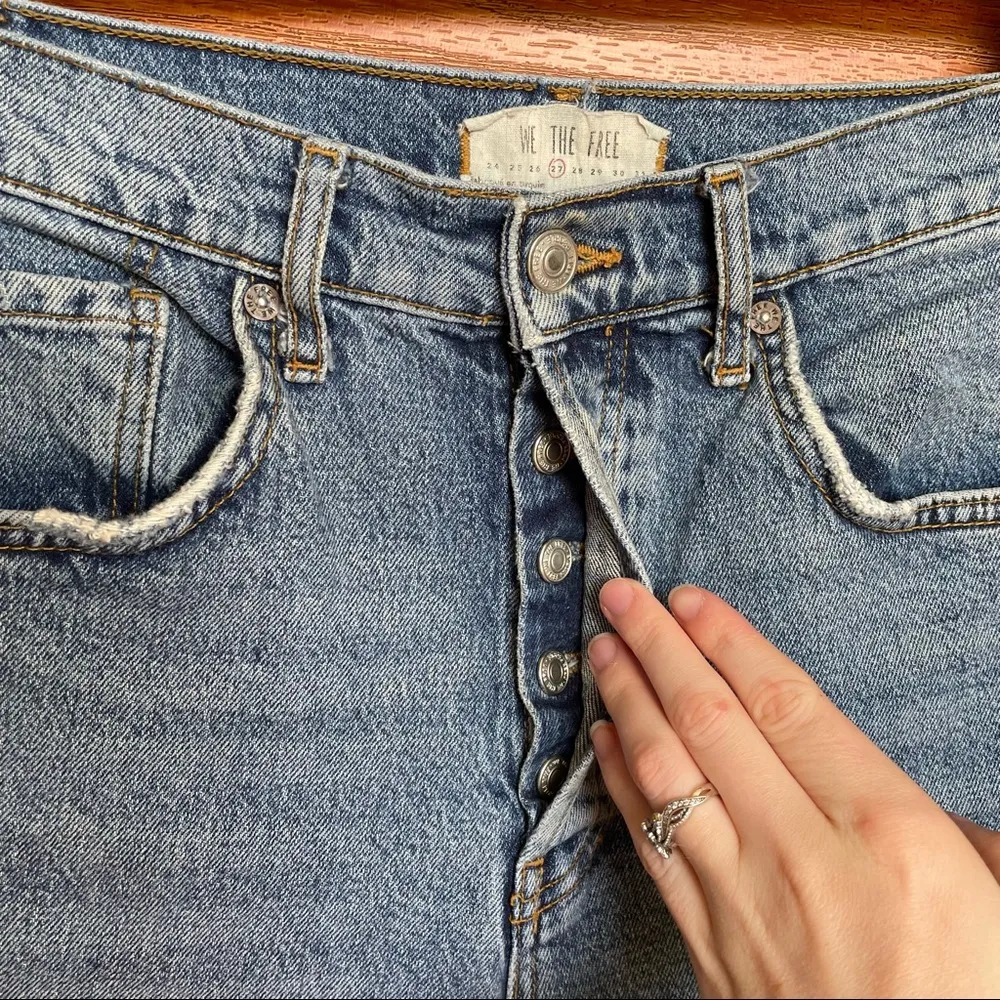 Free People We the Free Stella Raw-Hem Skinny Jeans - Image 13