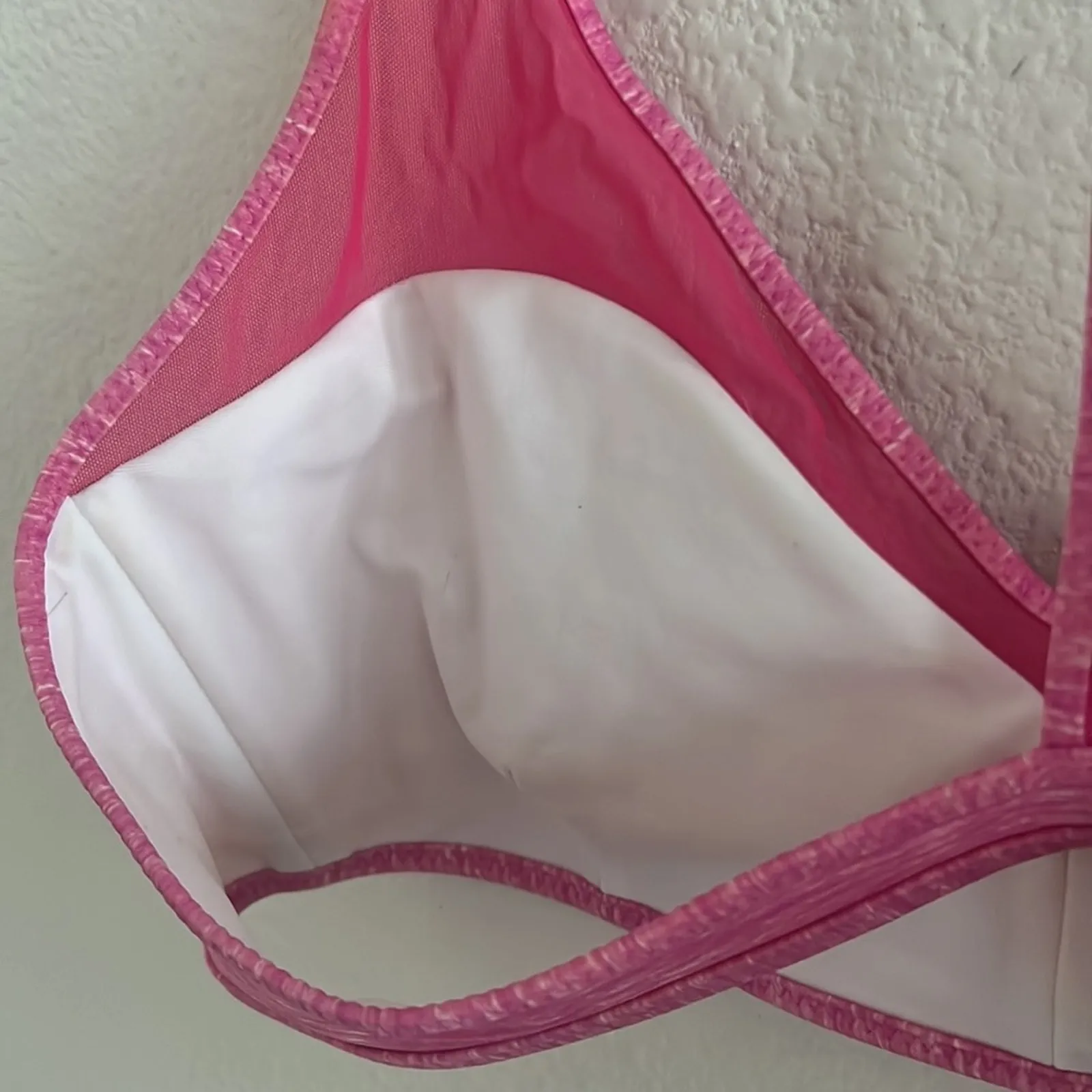 Lululemon Salty Swim Sport Top White Pow Pink 10 - Image 6