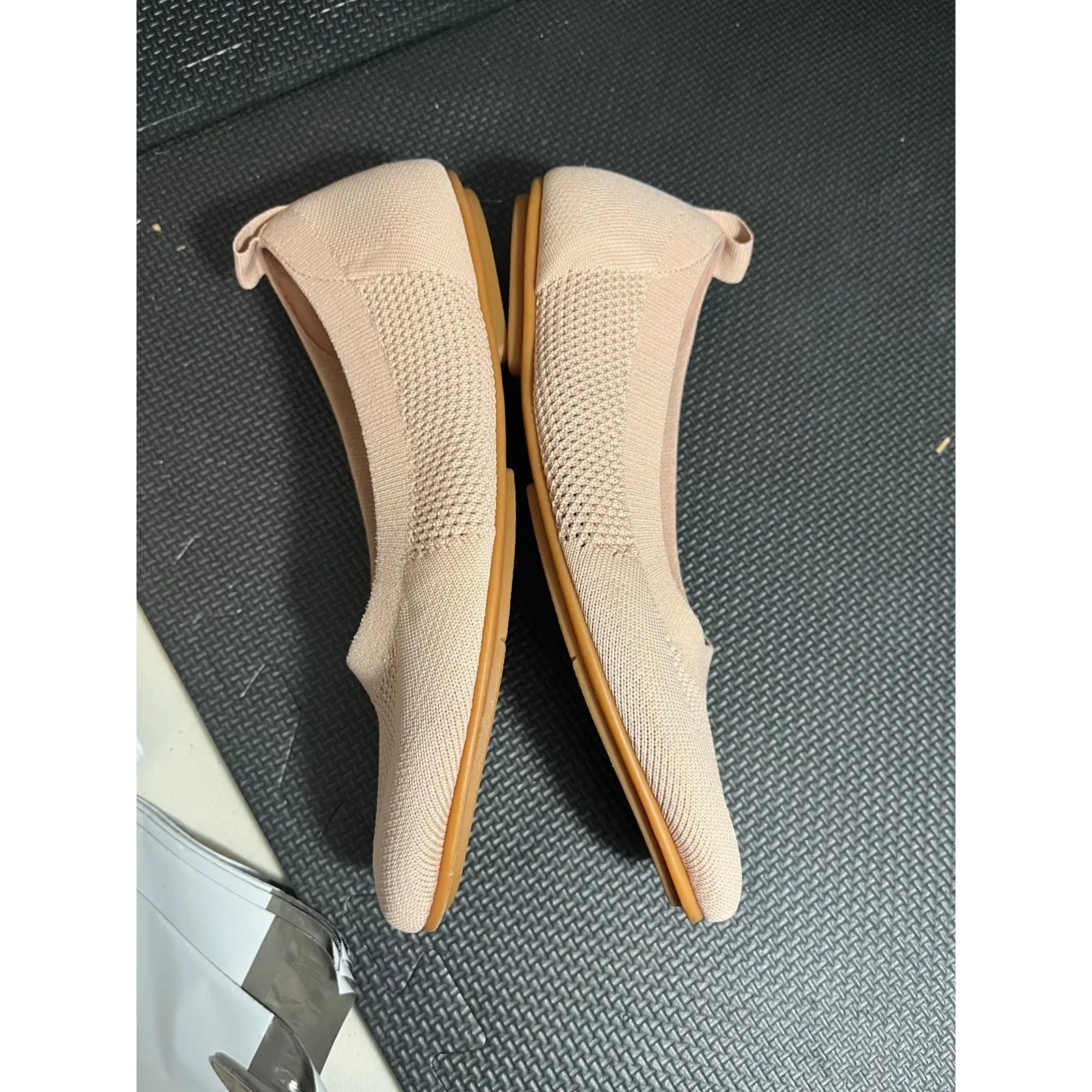 Fitflop Women's Allegro Tonal Knit Ballerina Flats Shoes Minimalist Size 9 - Image 4