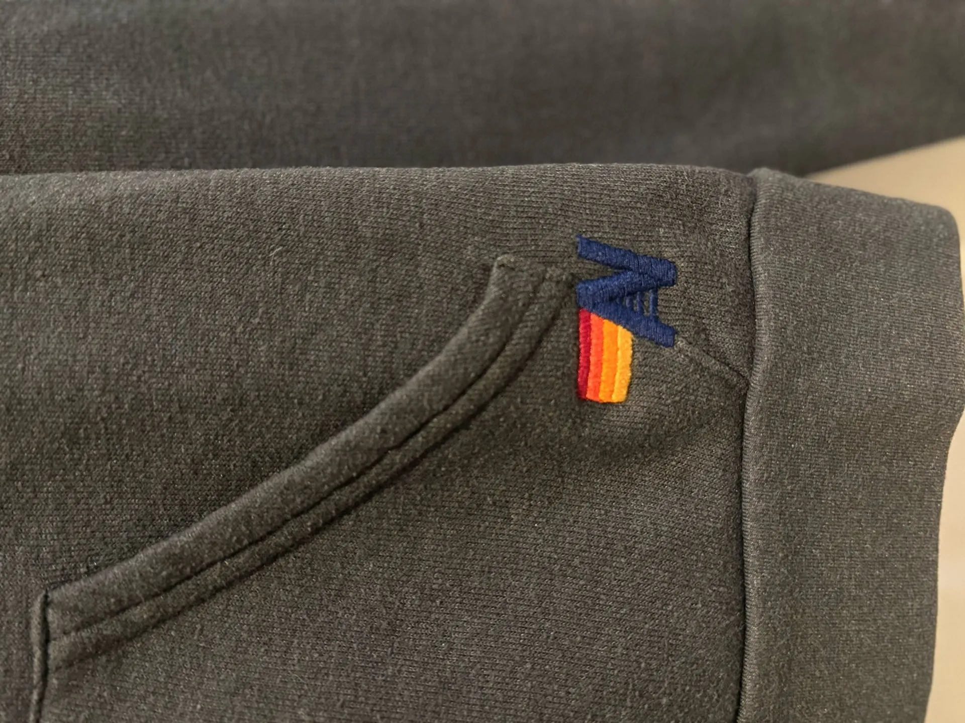 Aviator Nation 5 Stripe Hoodie & Sweatpants Set – Navy – Hoodie XS / Pants S – Preloved - Image 5