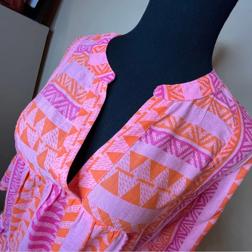Goa Beachwear by Japna Women's Pink/Orange Swimsuit Cover-up Size M Modest - Image 5
