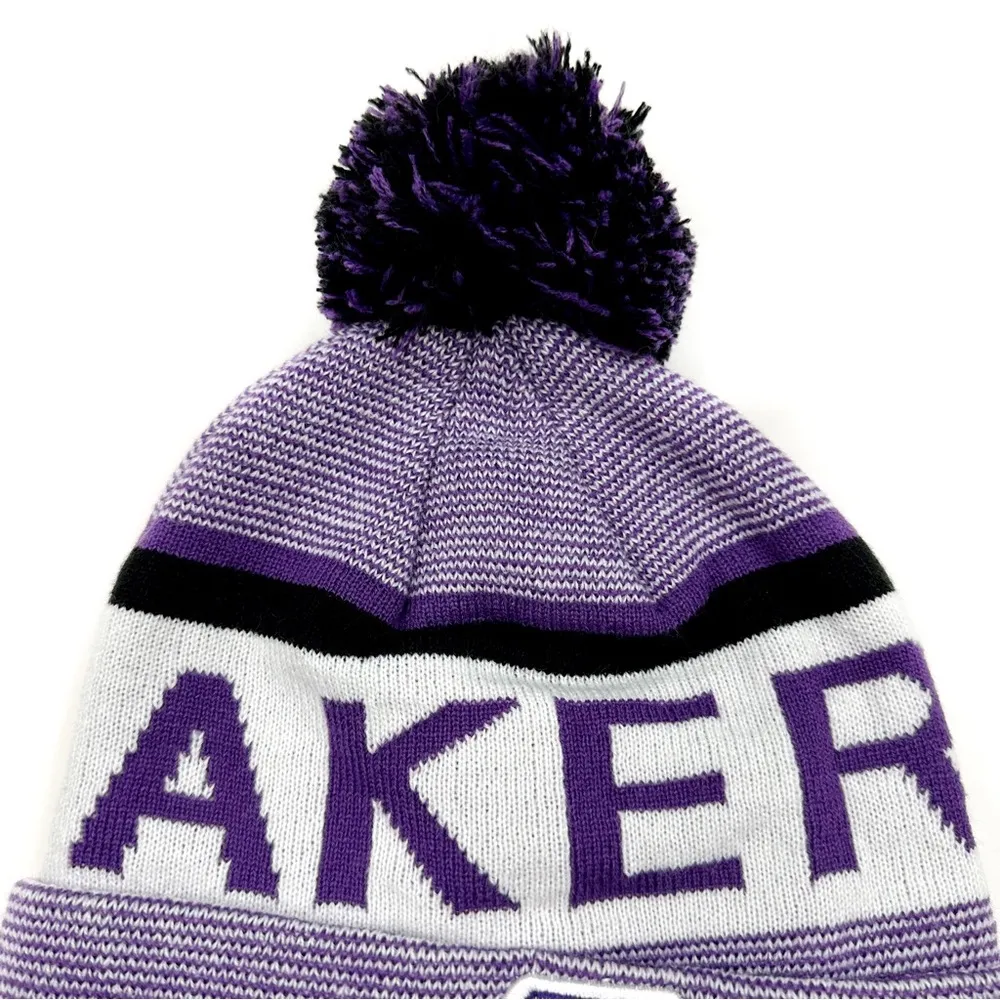 LA Los Angeles Lakers Knit Winter Hat Beanie Mens Womens Basketball Fan Gift - Image 4