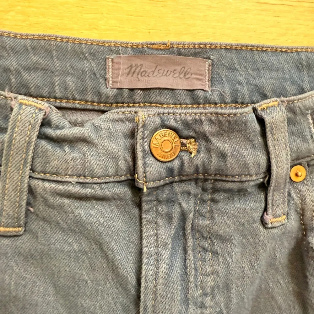 Madewell the perfect vintage Flare Jeans purple blue Denim Pants Casual  size 28 - Image 2