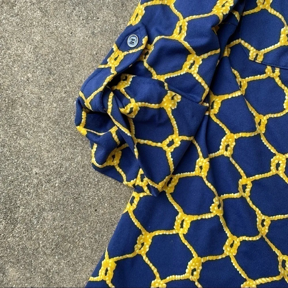 J. McLaughlin Nautical Rope Print Button Down Shirt - Image 4