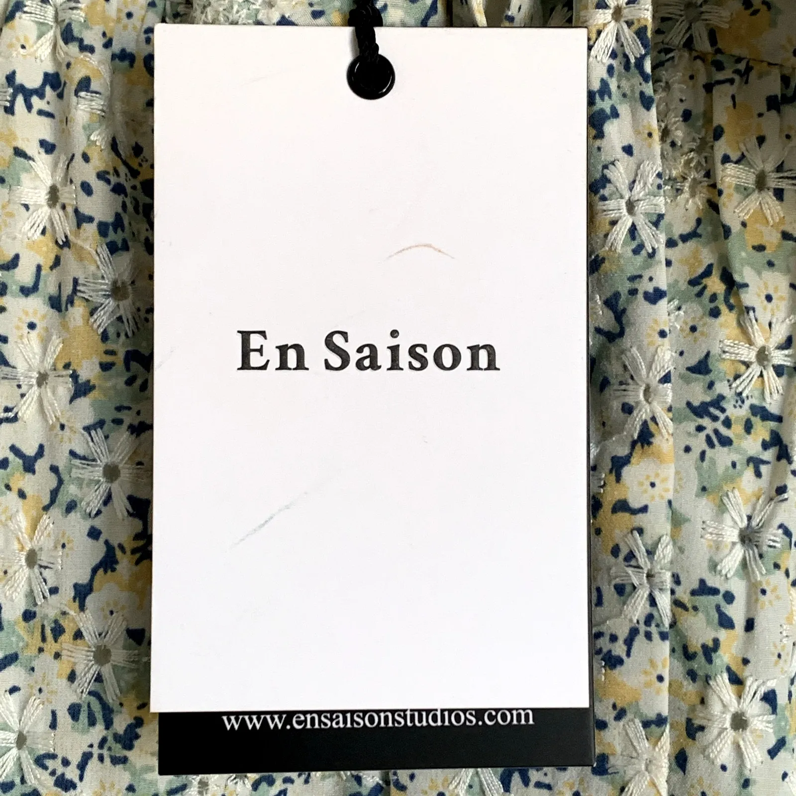 NWT En Saison Sz M Orielle Floral Tie - Image 14