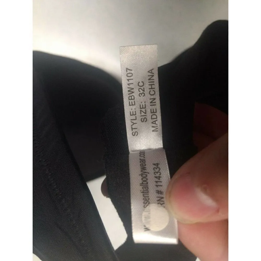 New Essential Bodywear Style EBW1107 Audrey 32C Black Padded Bra Size undefined - Image 4