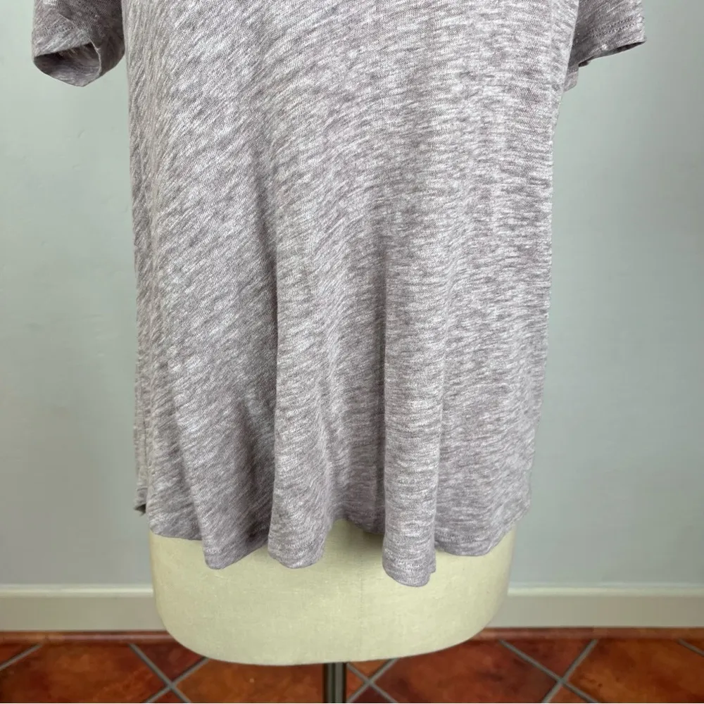 ATM Anthony Thomas Melillo Purple Heather Tee - Image 4