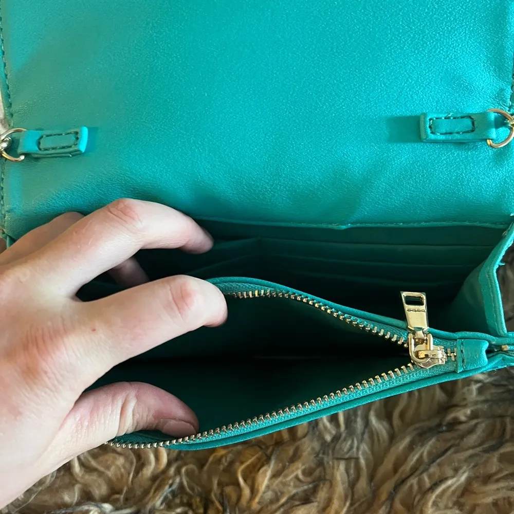 Bebe Studded blue  purse - Image 4