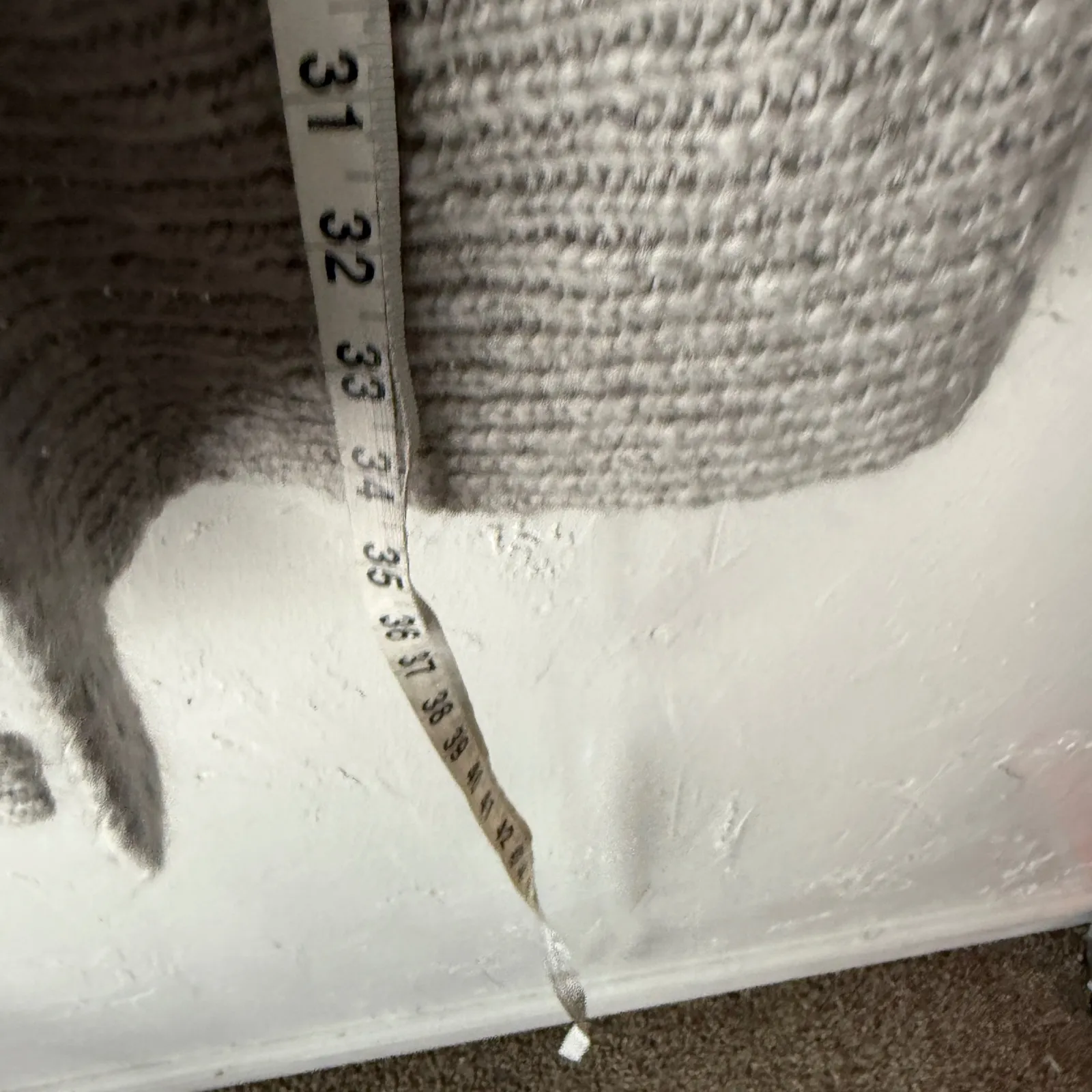 Ann Taylor XL Gray Ribbed Open Front Cardigan Long‎ Sleeve Sweater Knitwear - Image 8