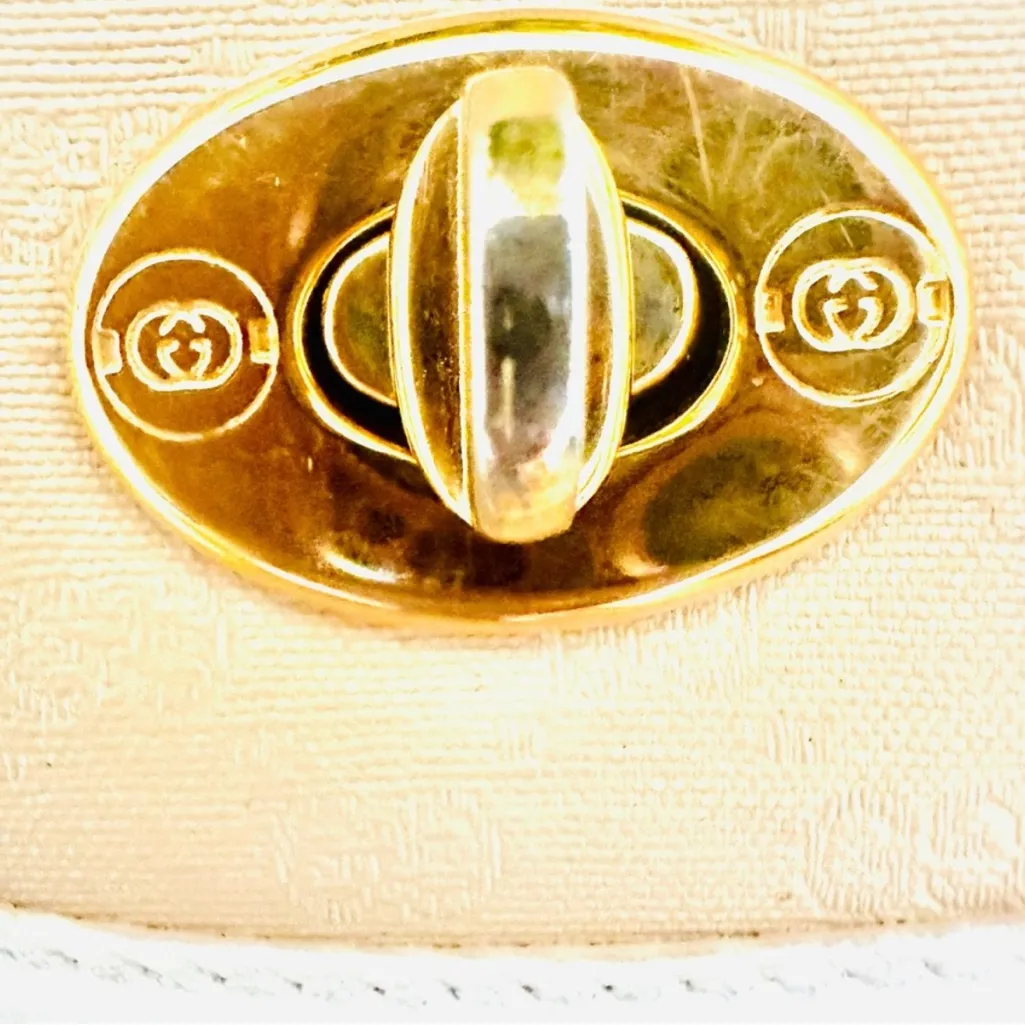 Elegant Tan and White Women's Bag - Image 4