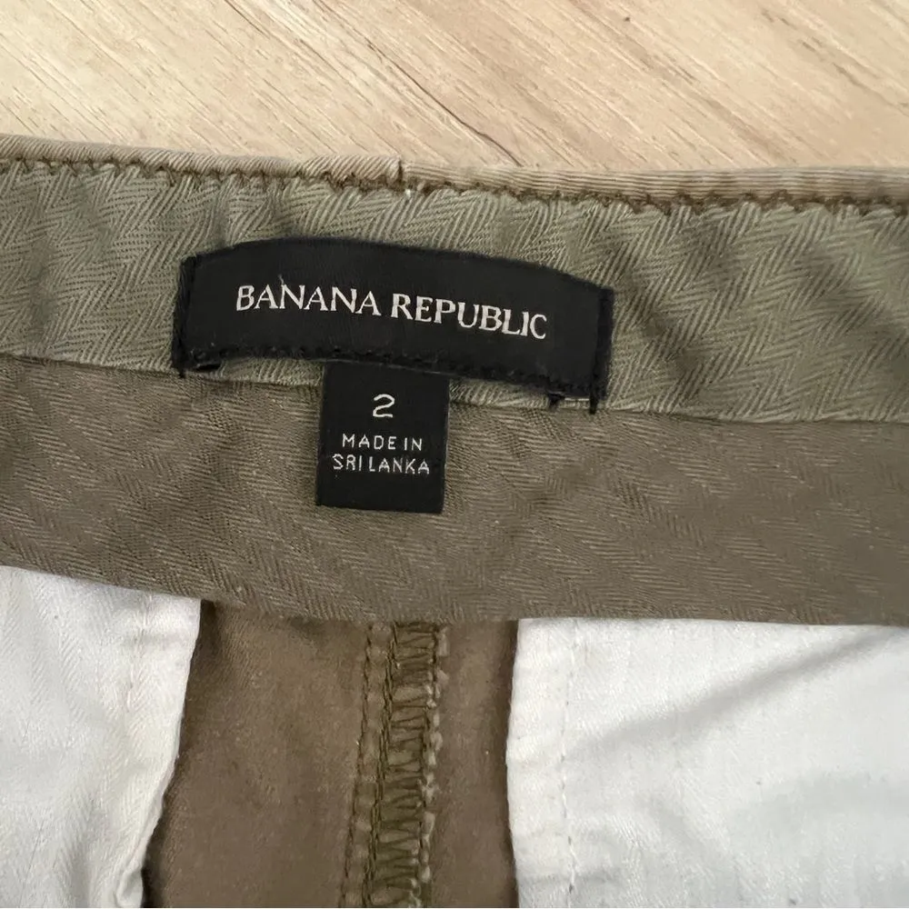 Banana Republic Ladies Chino Shorts Size 2 - Image 4