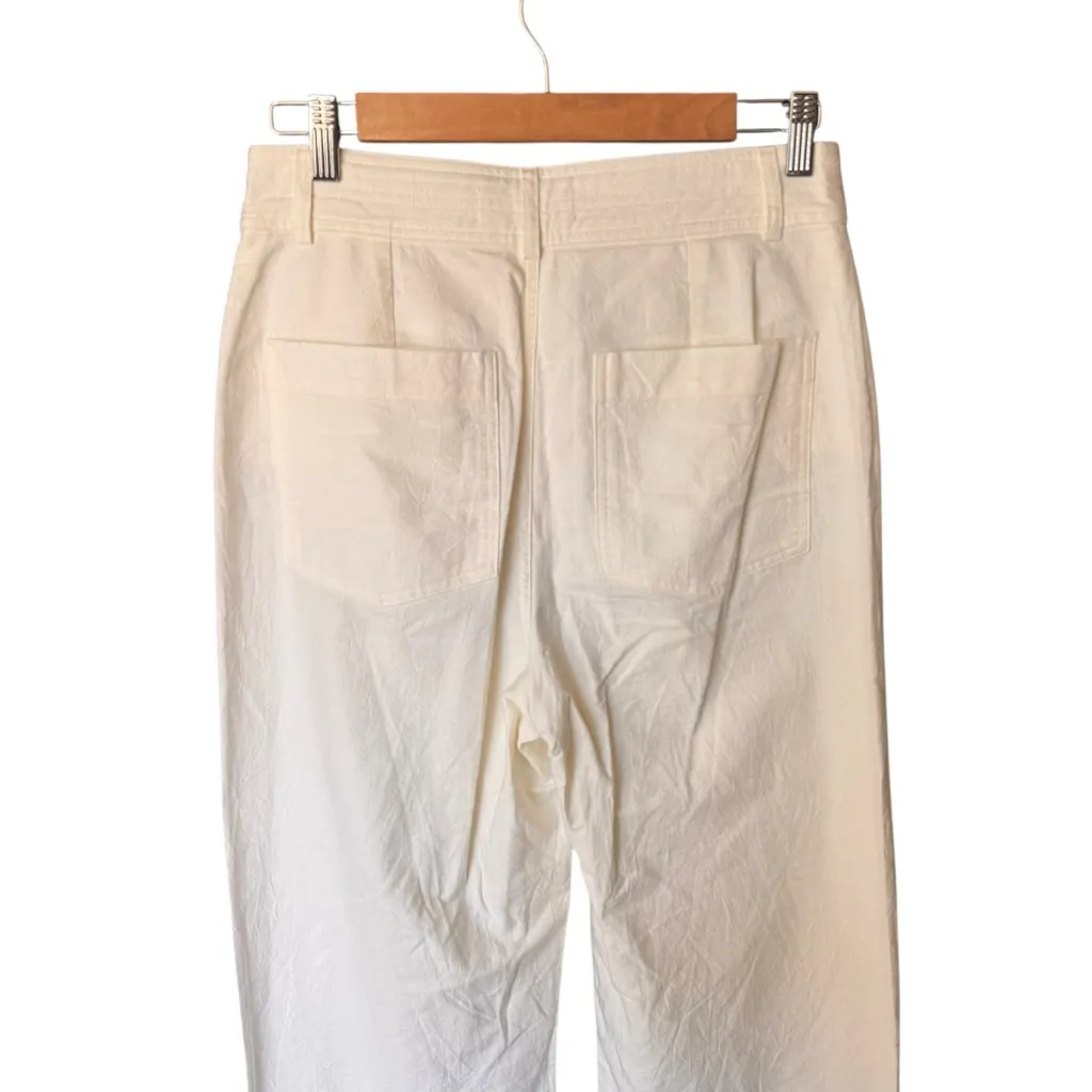 Apiece Apart - Chino Merida Pants Cream Wide-Leg Pants Sz 8 - Image 5