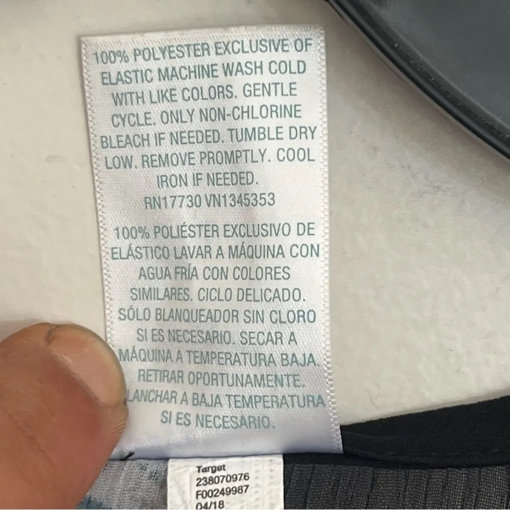 Kona Sol Beach Swimsuit Cover Up Womens Large‎ Tropical Resort Wear Poolside - Image 5