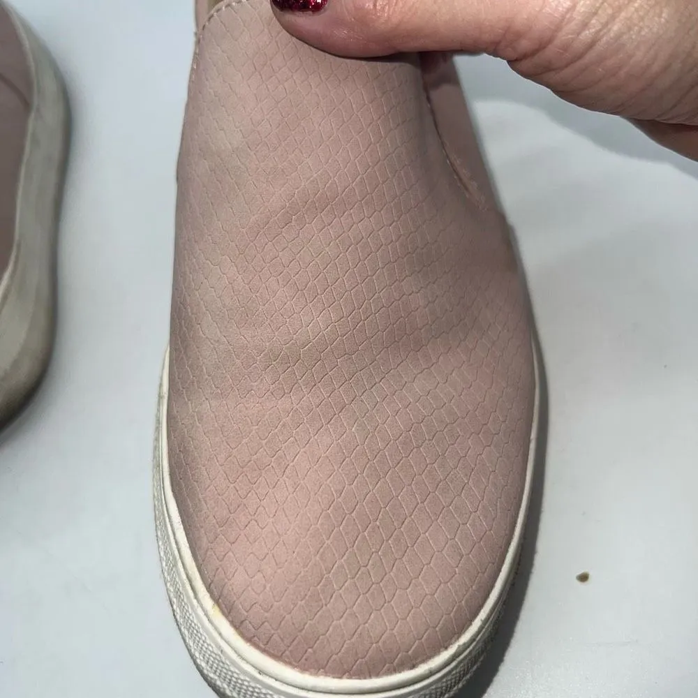 Soda Brand Slip on Platform Sneaker Mauve Suede - Image 6