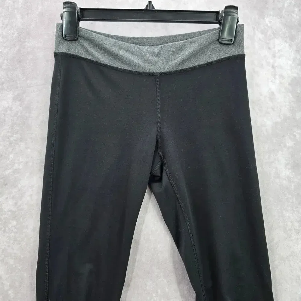 Champion Black Gray Long Active Legging Pants Bottoms‎ Small - Image 3