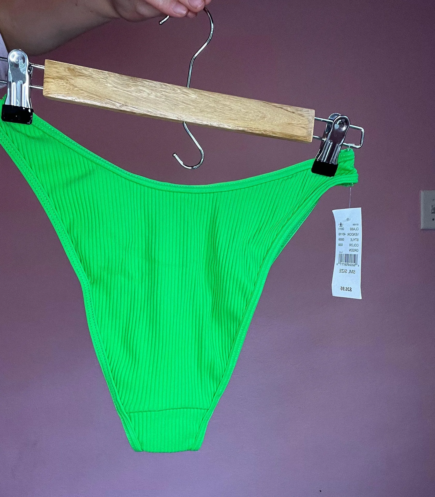 LA Hearts Lime Green  PacSun Bikini - Image 5