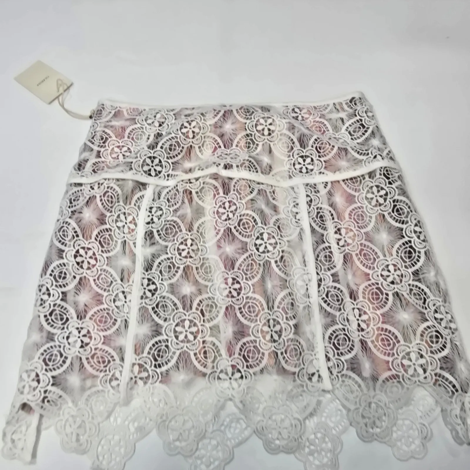 Tularosa Paula Mini Skirt Ivory Multi LArge - Image 10