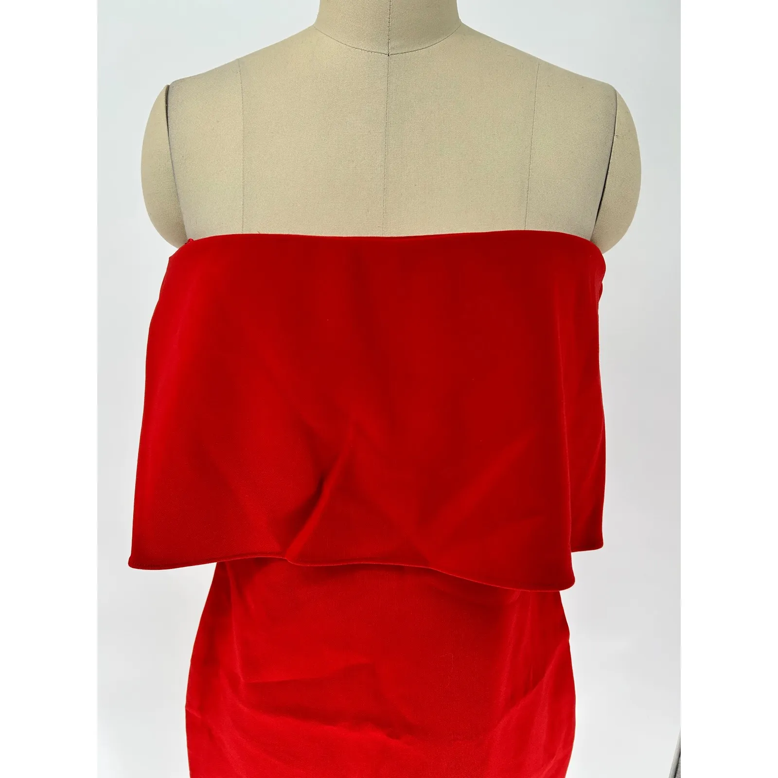 NWT LIKELY Strapless Ruffle Driggs Dress in Scarlet
Red Sz 8 $178 - Image 7