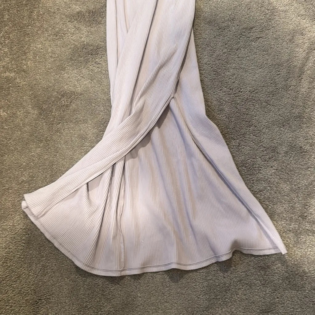 PINK Victoria's Secret Lavender Ribbed Midi Dress SIZE L - Image 5
