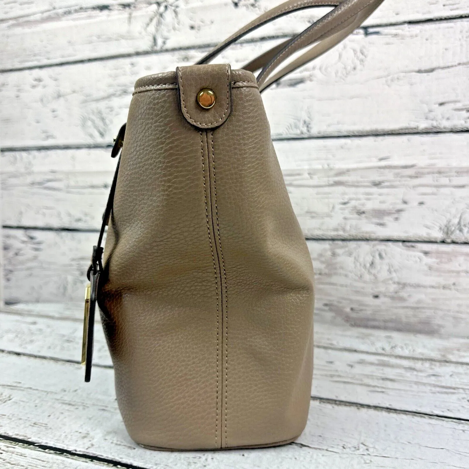 Anne Klein Women's Medium Perfect Tote in Earth Tone Taupe Rarely Used‎ - Image 8