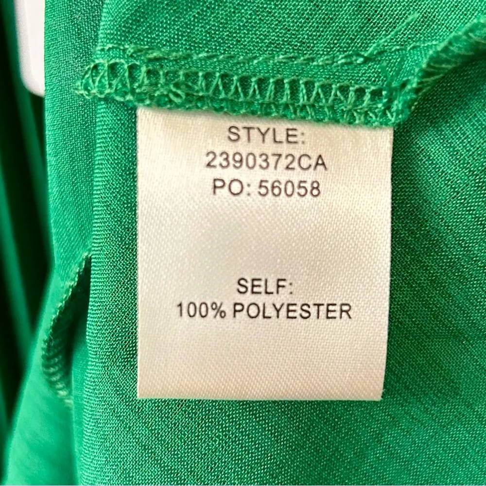 NWT Current Air Mona Pleated Maxi Dress Green Size Medium - Image 15