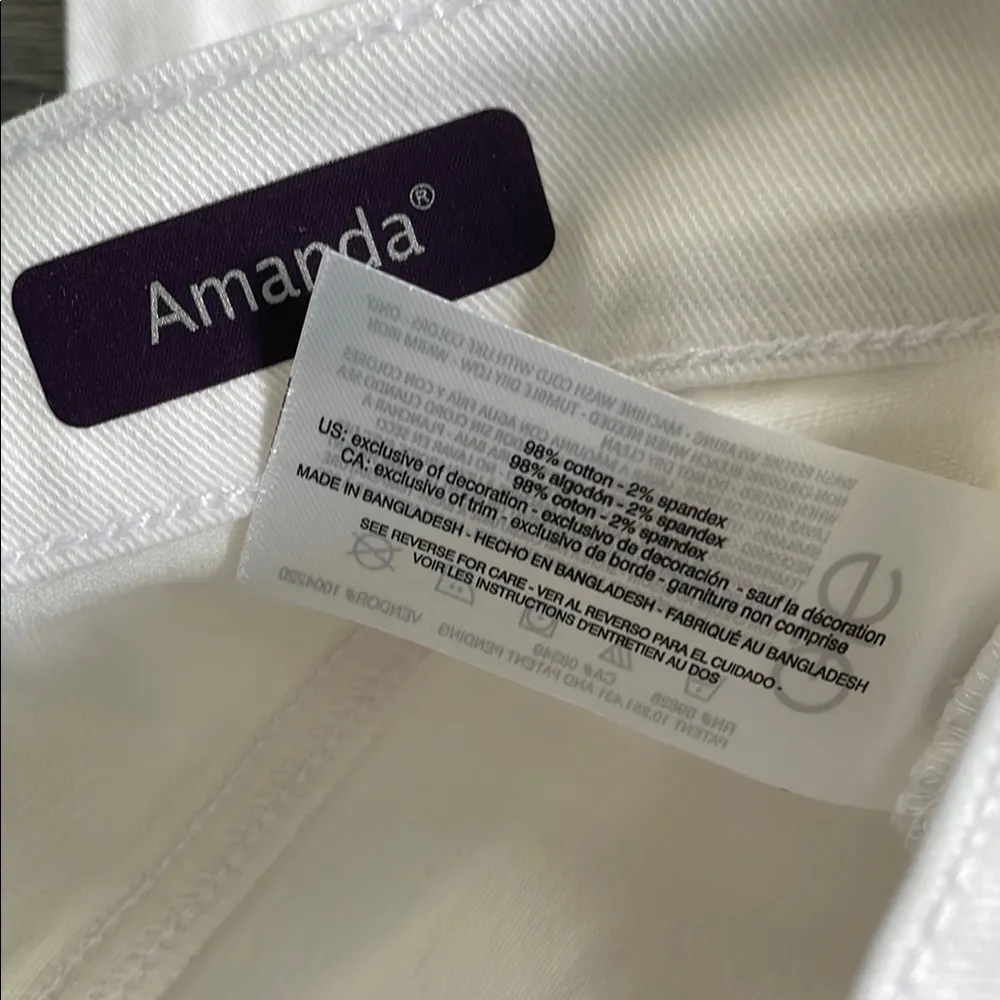 Gloria Vanderbilt Amanda White Jeans - Image 6