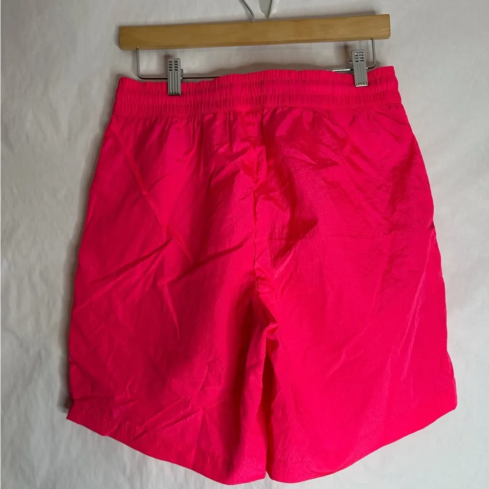 Future Collective Alani Noelle Hot Pink High Rise Nylon Running Shorts Small - Image 10