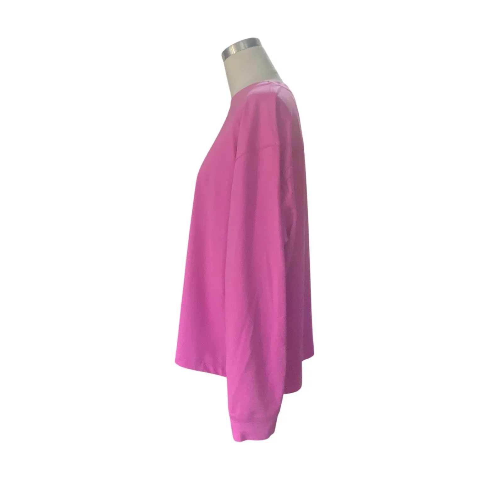 REI Crewneck Pullover Sweatshirt size large pink - Image 2