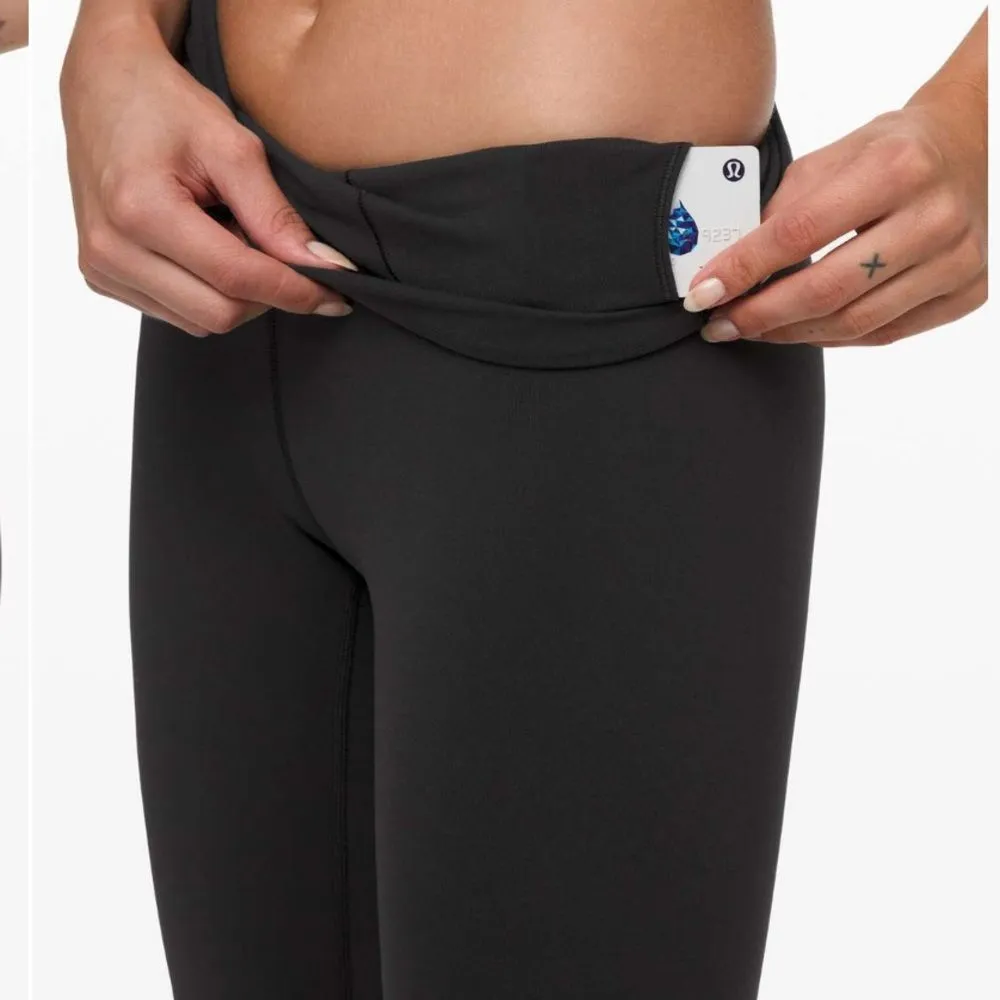 Lululemon Women's Size 2 Wunder Under High Rise Leggings Solid Black Full Length - Image 12