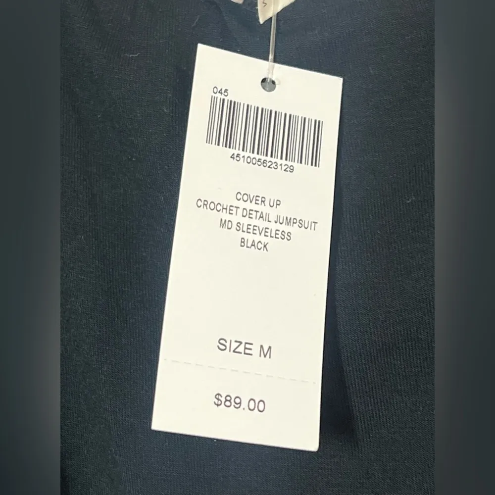 Soma Coverup Jumpsuit, NWT, sz Med Black - Image 3