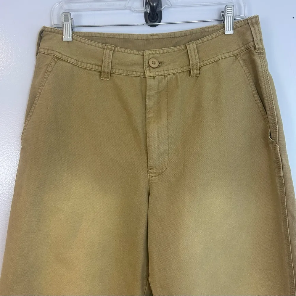 NWT Free People Cleo Washed Antelope Chino Pants Denim Straight Leg Pants Size 8 - Image 4