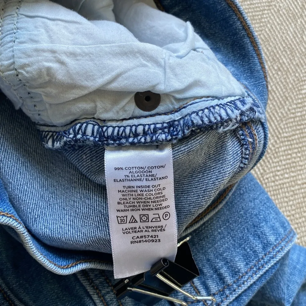 LOFT outlet Blue Denim Bermuda Jeans size 2 - Image 10