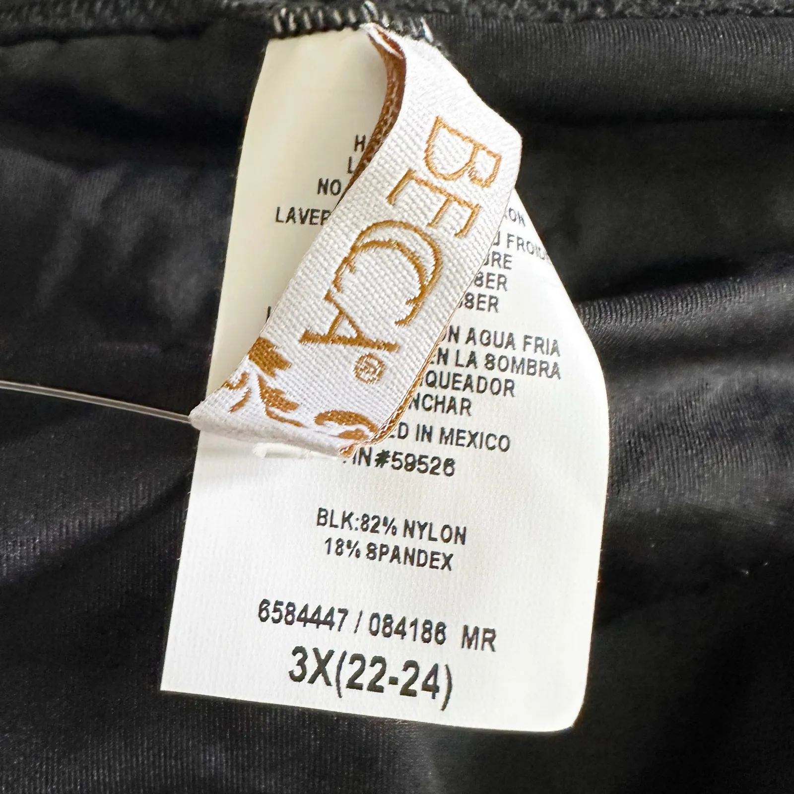 Becca by Rebecca Virtue Black Bikini Bottom Size 3X ( 22-24) - Image 4