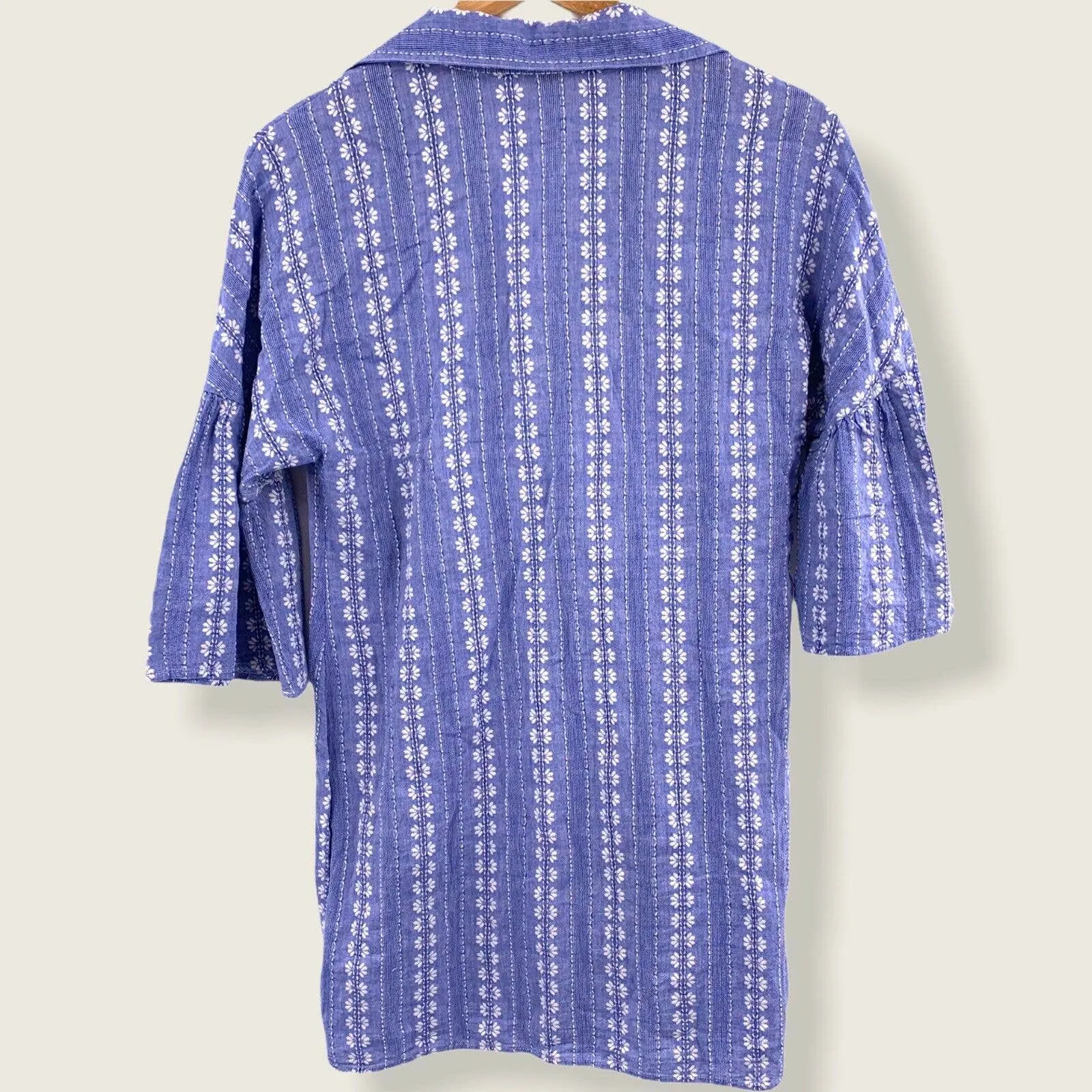 Splendid Chambray Embroidered Tunic Dress Small‎ - Image 3