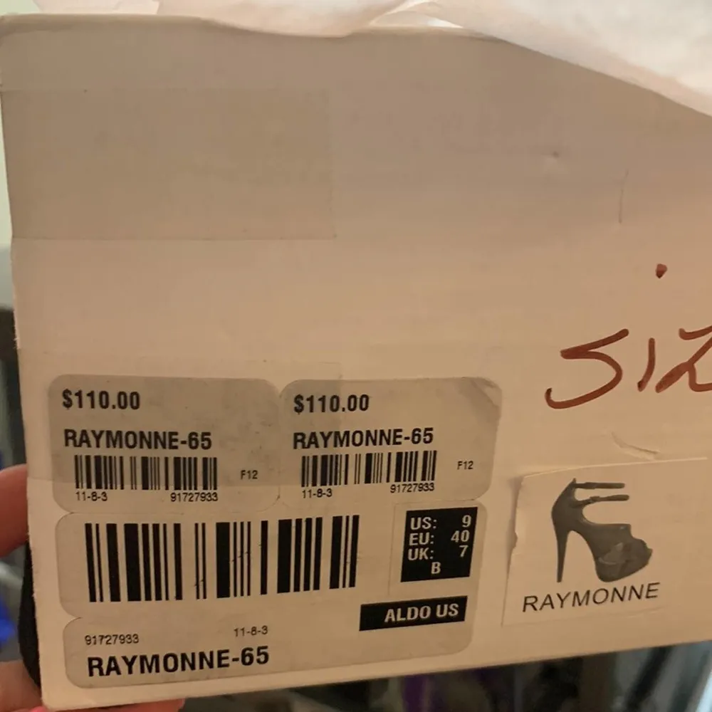 ALDO Raymonne Suede Orange/Pink Ultra High Heel Platforms - Image 14