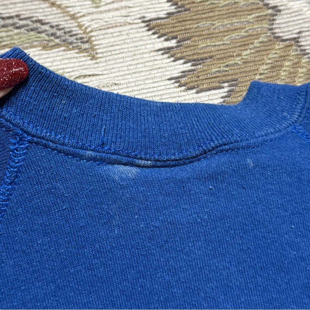 Jim Benton Vintage Sweatshirt Shopping Bunny Crewneck S Small M Medium L Large Blue - Image 7