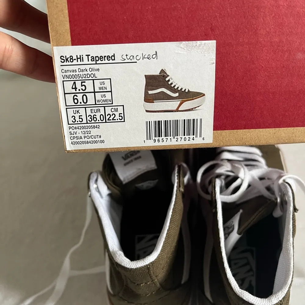 Vans SK8-HI Tapered Platform 2.0 Stacked Women Size 6.0 US - Image 11