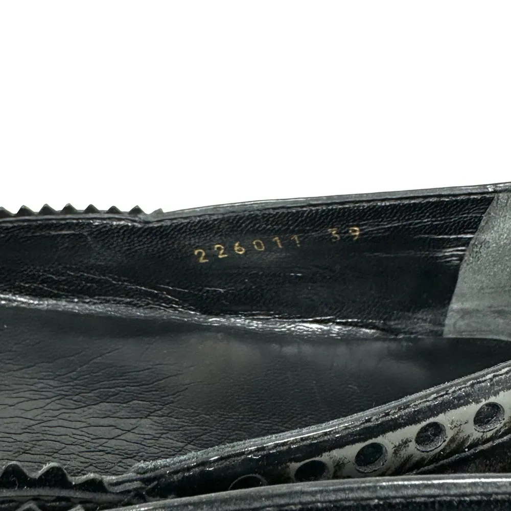 leather ballet flats, made in Italy, size 39 - Image 11