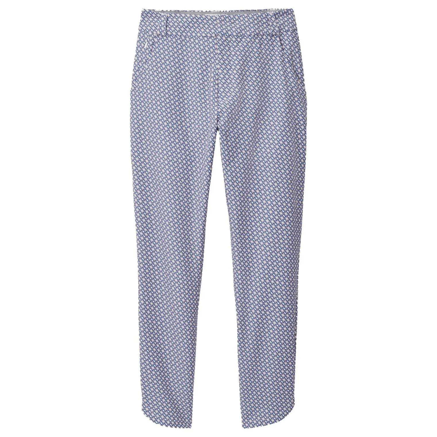 NWT Peter Millar Surge Links Print Performance Ankle Pants Orange Sorbet 6 Golf - Image 3