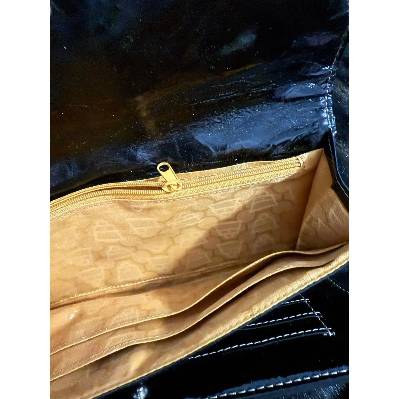 Kathy Van Zeeland Purse Wallet black crossbody 9.5x 5 - Image 4