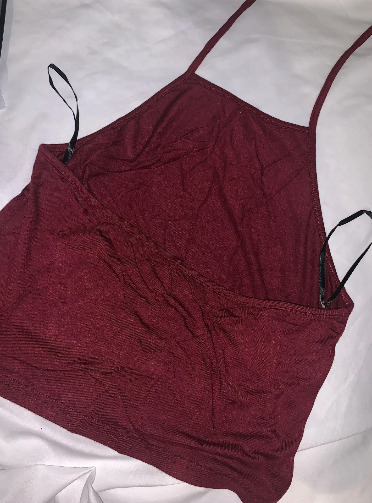 Maroon crop top Red Size M - Image 3
