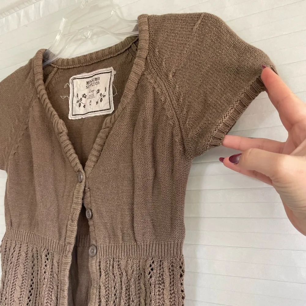 Mossiomo Supply Co Brown Cardigan - Image 2