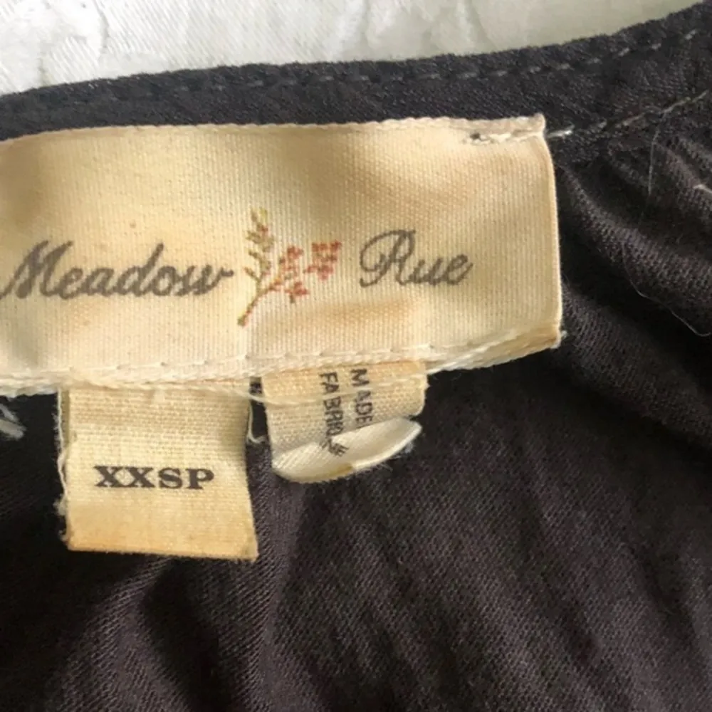 💙SALE 3/$25 ANTHRO MEADOW RUE VERONA SLATE GREY PULLOVER TOP XXSP - Image 7