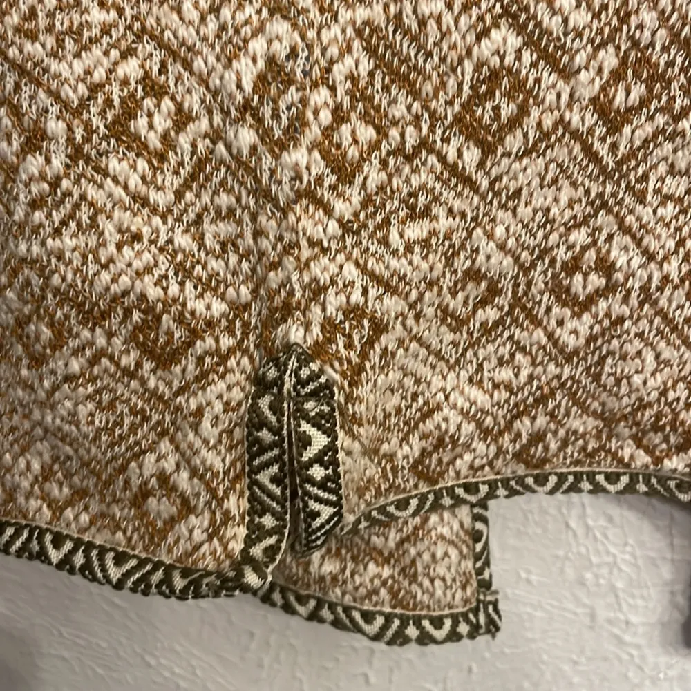 ANTHROPOLOGIE SATURDAY SUNDAY Paracas Knit Blazer Size M - Image 9