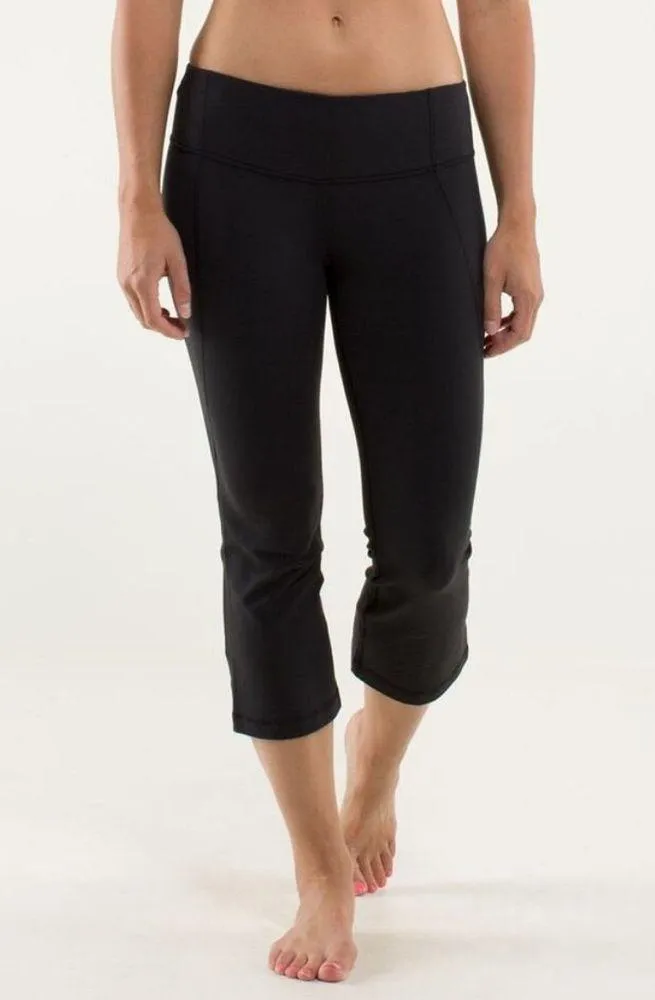 Lululemon Gather & Crow Back Slit Ruched Crop Leggings - Image 13