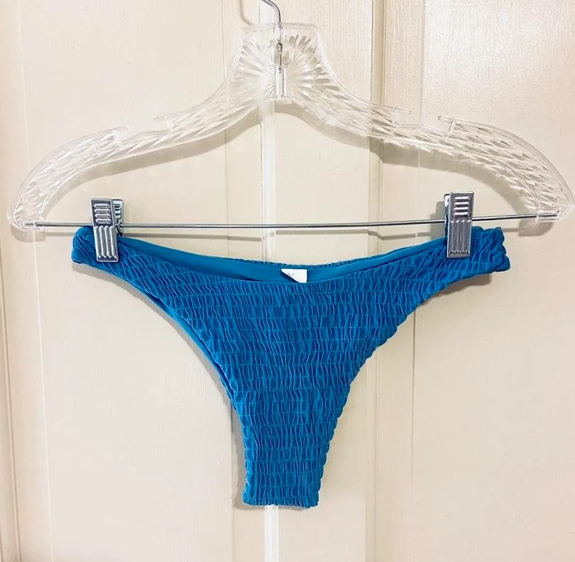 NWOT high cut thong blue bikini - Image 6