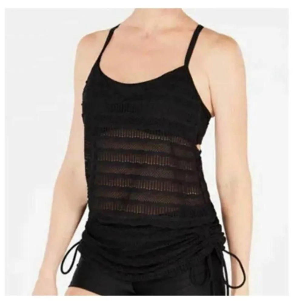 Gossip 2 in 1 Strappy Bikini Top and Cover Shirt Black Size‎ S NWT - Image 9
